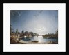 A Full Moon on the River at Brentford by Henry Pether