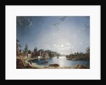 A Full Moon on the River at Brentford by Henry Pether