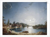 A Full Moon on the River at Brentford by Henry Pether