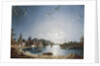 A Full Moon on the River at Brentford by Henry Pether