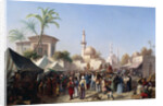 The Turkish Market by Rudolf von Alt