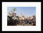 The Turkish Market by Rudolf von Alt