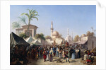 The Turkish Market by Rudolf von Alt