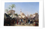 The Turkish Market by Rudolf von Alt