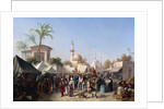 The Turkish Market by Rudolf von Alt