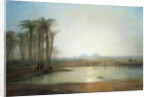 An Oasis near the Pyramids, Egypt by Frederick Barry