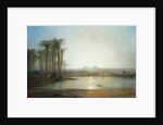 An Oasis near the Pyramids, Egypt by Frederick Barry