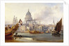 St. Paul's Cathedral and the City of London, England by George Chambers