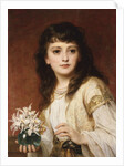 Portrait of a Girl by Sir Frank Dicksee