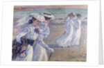 A Walk on the Beach by Theo van Rysselberghe