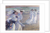 A Walk on the Beach by Theo van Rysselberghe