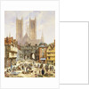 A View of Lincoln Cathedral, England by Louise Rayner