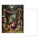 Garland of Flowers with Virgin and Child by Jan Brueghel the Elder