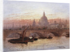 London Bridge, England by Fred E.J. Goff