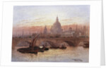 London Bridge, England by Fred E.J. Goff