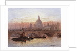 London Bridge, England by Fred E.J. Goff