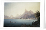 The Bay of Bota-Fogo, Rio de Janeiro by Thomas Ender