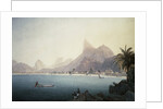 The Bay of Bota-Fogo, Rio de Janeiro by Thomas Ender