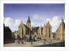 Frederiksborg Castle, the Departure of the Royal Falcon Hunt by Heinrich Hansen