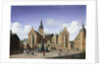 Frederiksborg Castle, the Departure of the Royal Falcon Hunt by Heinrich Hansen