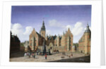 Frederiksborg Castle, the Departure of the Royal Falcon Hunt by Heinrich Hansen