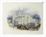Milan Cathedral, Italy by Myles Birket Foster