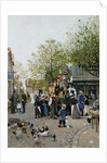The Troupe Comes to the Village by Luigi Loir