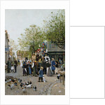 The Troupe Comes to the Village by Luigi Loir