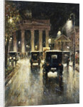 The Brandenburg Gate, Berlin, Germany, by Night by Lesser Ury