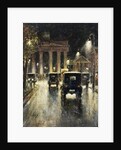 The Brandenburg Gate, Berlin, Germany, by Night by Lesser Ury