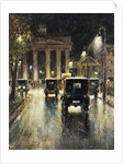 The Brandenburg Gate, Berlin, Germany, by Night by Lesser Ury