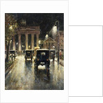 The Brandenburg Gate, Berlin, Germany, by Night by Lesser Ury