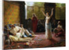 A Harem Scene by Giacomo Mantegazza
