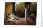A Harem Scene by Giacomo Mantegazza