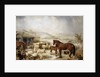 The Farmyard in Winter by Edwin Frederick Holt