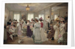 Cinq Heures Chez le Couturier Paquin by Henri Gervex