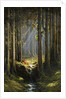Figures by a Woodland Stream by Gustave Dore