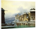 Skating Through the Town by Anton Eduard Doll