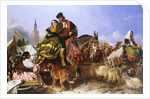 The Fair at Seville, Spain by Richard Ansdell and John Phillip by Anonymous