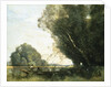 Punting by Jean-Baptiste-Camille Corot