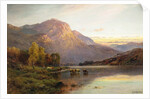 A View of Loch Lomond near Inversnaid, Scotland by Alfred de Breanski