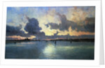 Sunset on the Laguna, Venice, Italy by Marie Joseph Iwill