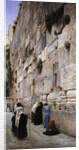 The Wailing Wall by Gustav Bauernfeind