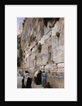 The Wailing Wall by Gustav Bauernfeind