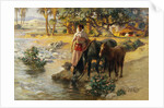 The Oasis by Frederik Arthur Bridgman