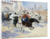 Horsemen Leaving the City by Ulpiano Checa y Sanz