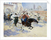 Horsemen Leaving the City by Ulpiano Checa y Sanz