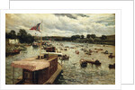 Henley Regatta, England by Alfred de Breanski