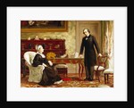 Queen Victoria Interviewing Disraeli at Osborne House by Theodore Blake Wirgman