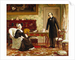 Queen Victoria Interviewing Disraeli at Osborne House by Theodore Blake Wirgman